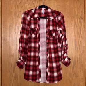 Super Soft Plaid Top